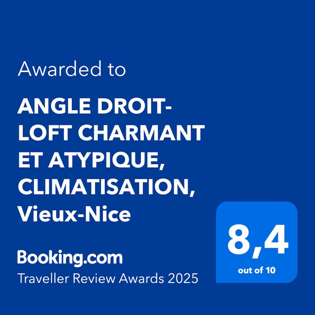 Angle Droit- Loft Charmant Et Atypique, Climatisation, Vieux-Nicea Zewnętrze zdjęcie